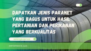 jenis paranet yang bagus